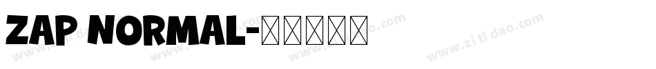 Zap Normal字体转换
